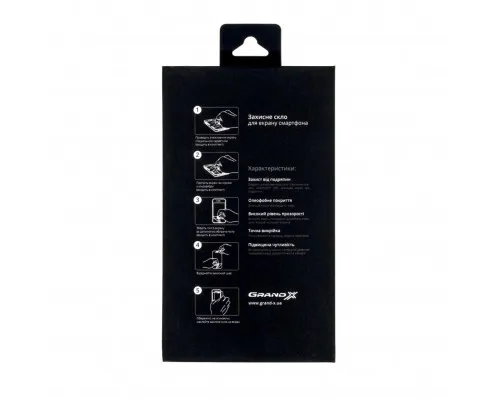 Стекло защитное Grand-X Apple iPhone 13 mini black (CAIP13MB)