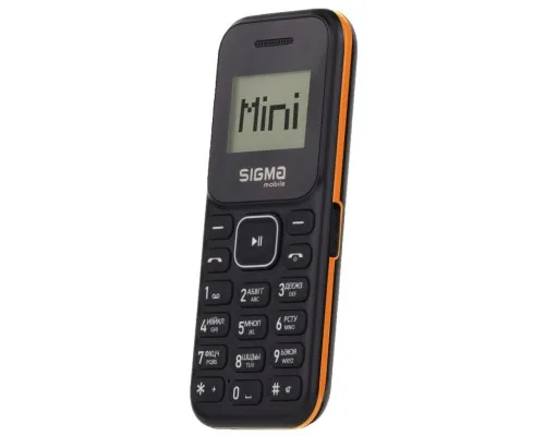 Мобильный телефон Sigma X-style 14 MINI Black-Orange (4827798120736)