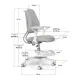 Дитяче крісло s Mio Ergo Grey Evo-kids (Y-507 G)
