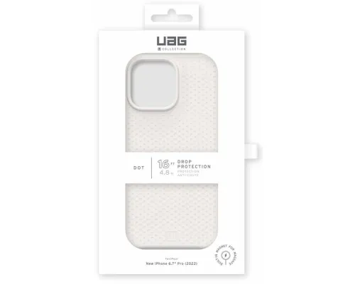 Чохол до мобільного телефона UAG [U] Apple iPhone 14 Pro Max Dot Magsafe, Marshmallow (114083313535)