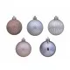 Елочная игрушка Chomik шарики 26 шт 6 см, микс голубые, серебряные, розовые (5900779840546_1)