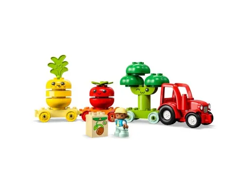 Конструктор LEGO DUPLO My First Трактор для выращивания фруктов и овощей 19 деталей (10982)
