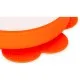 Тарелка детская Baboo с противоскользящим основанием, 6+ мес (оранжевая) (9-023)