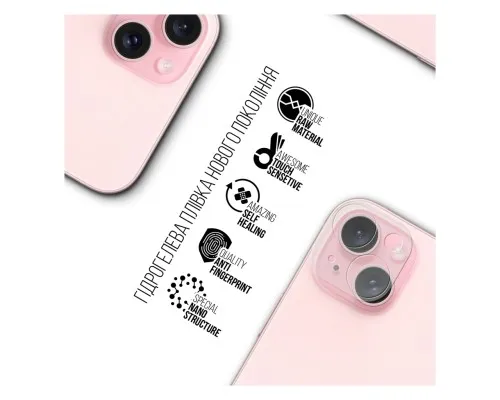 Плівка захисна Armorstandart for Camera Apple iPhone 15 Plus 6 pcs (ARM72555)