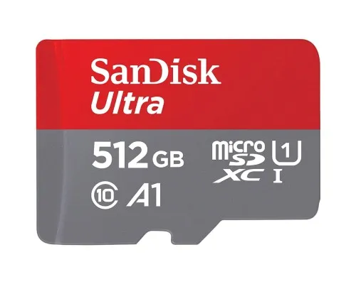 Карта памяті SanDisk 512GB microSDXC class 10 UHS-I Ultra (SDSQUAC-512G-GN6MA)