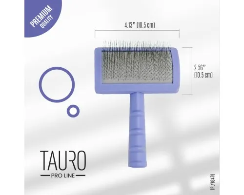 Гребінець для тварин Tauro Pro Line teeth 20 мм фіолетовий (TPLY63479)