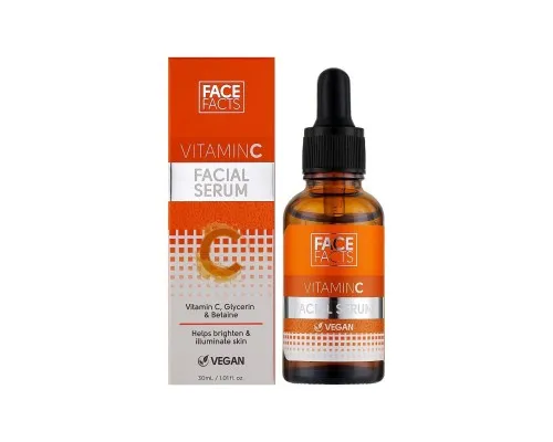 Сироватка для обличчя Face Facts Vitamin C Facial Serum З вітаміном С 30 мл (5031413919523)