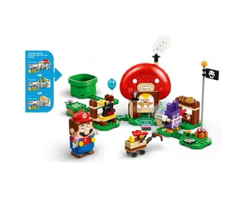 Конструктор LEGO Super Mario Nabbit у крамниці Toad. Додатковий набір 230 деталей (71429)