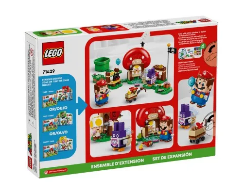 Конструктор LEGO Super Mario Nabbit у крамниці Toad. Додатковий набір 230 деталей (71429)