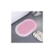 Килимок для ванної Stenson суперпоглинаючий 40 х 60 см овальний світло-рожевий (R30939 l.pink)