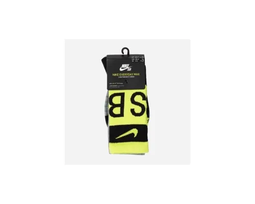 Шкарпетки Nike U NK SB EVERYDAY MAX LTWT CREW 3PR CU6478-902 34-38 3 пари Мультиколор (194500854062)