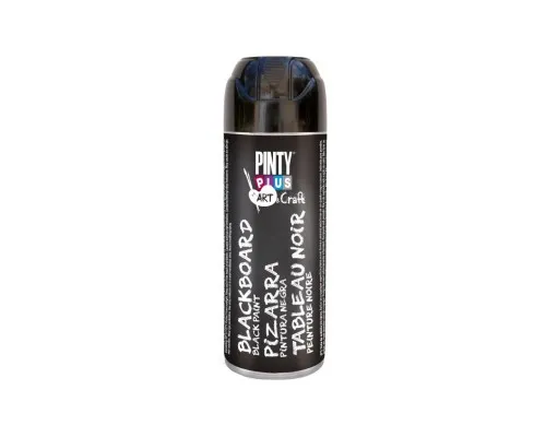 Краска-аэрозоль Pintyplus Черная, с эффектом графитной доски, 400 мл (8429576238204)