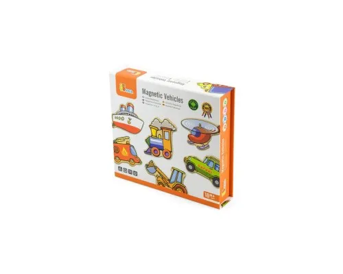 Ігровий набір Viga Toys Набір магнітів Транспорт 20 шт (58924N)
