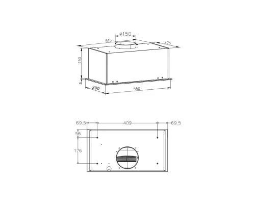 Вытяжка кухонная Hansa OMP6553BGH