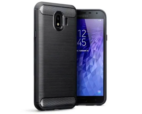 Чохол до мобільного телефона Laudtec для Samsung J4/J400 Carbon Fiber (Black) (LT-J400F)