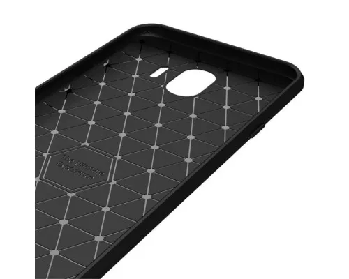 Чехол для мобильного телефона Laudtec для Samsung J4/J400 Carbon Fiber (Black) (LT-J400F)