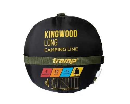 Спальный мешок Tramp Kingwood Long Olive/Grey R (UTRS-053L-R)