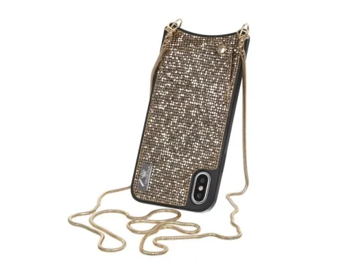 Чохол до мобільного телефона BeCover Glitter Wallet Apple iPhone Xr Gold (703614) (703614)