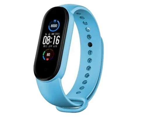 Ремінець до фітнес браслета Armorstandart Superhero Edition для Xiaomi Mi Band 5 Captain Marvel Blue (ARM57075)