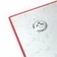 Офісна дошка Axent скляна магнітно-маркерна 45х45 см, червона (9614-06-А)