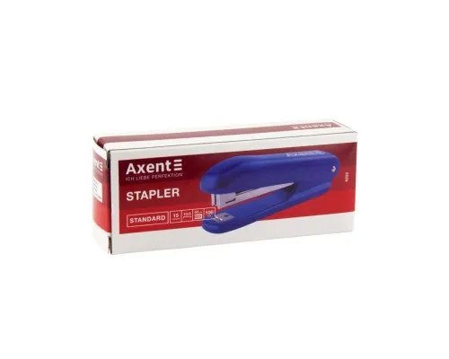 Степлер Axent Standard No. 10/5, 15 sheets, Red (4222-06-A)