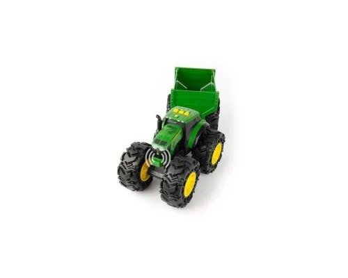 Спецтехніка John Deere Kids Monster Treads із причепом і великими колесами (47353)