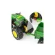 Спецтехника John Deere Kids Monster Treads с прицепом и большими колесами (47353)