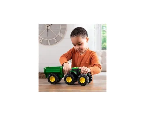 Спецтехніка John Deere Kids Monster Treads із причепом і великими колесами (47353)