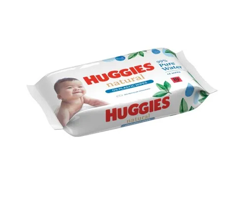 Детские влажные салфетки Huggies Natural 48 шт (5029053578286)