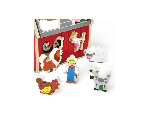 Розвиваюча іграшка Melissa&Doug деревяний сортувальний сарай (MD30149)