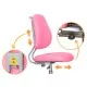 Дитяче крісло ErgoKids s Mio Ergo Pink (Y-507 KP)