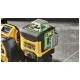 Лазерный нивелир DeWALT линейный 10.8/12/18В XR Li-Ion, зеленый луч, 1x2Ah 18V, TSTAK (DCE089D1G18)