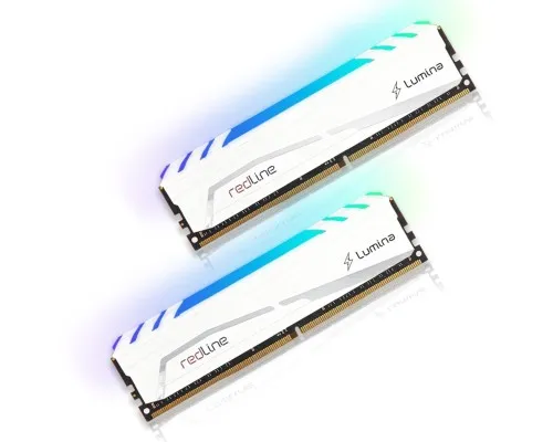 Модуль памяті для компютера DDR5 64GB (2x32GB) 6000 MHz Redline RGB White Mushkin (MLB5C600DDDP32GX2)