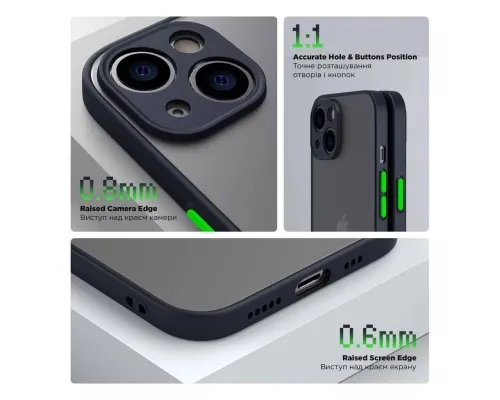 Чохол до мобільного телефона Armorstandart Frosted Matte Tecno Spark Go 2022 (KG5) Navy Blue (ARM72393)