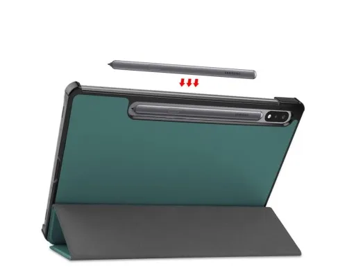 Чохол до планшета BeCover Smart Case Samsung Tab S9 Plus (SM-X810/SM-X816)/S9 FE Plus (SM-X610/SM-X616) 12.4 Dark Green (710323)