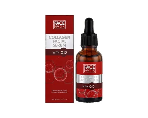 Сыворотка для лица Face Facts Collagen & Q10 Face Serum С коллагеном и коэнзимом Q10 30 мл (5031413919790)