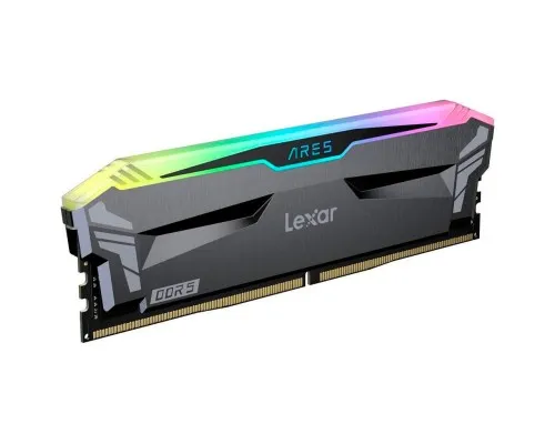 Модуль памяти для компьютера DDR5 32GB (2x16GB) 6000 MHz Ares RGB Black Lexar (LD5BU016G-R6000GDLA)