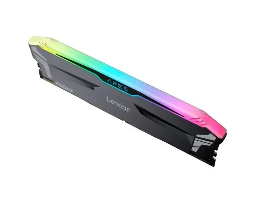 Модуль пам'яті для комп'ютера DDR5 32GB (2x16GB) 6000 MHz Ares RGB Black Lexar (LD5BU016G-R6000GDLA)