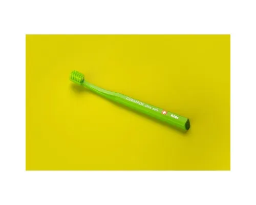 Детская зубная щетка Curaprox CS Kids ультрамягкая d 0.09 мм (4-12 лет) Зеленый (CS Kids-02)