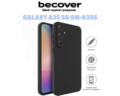 Чохол до мобільного телефона BeCover Samsung Galaxy A35 5G SM-A356 Black (710900)