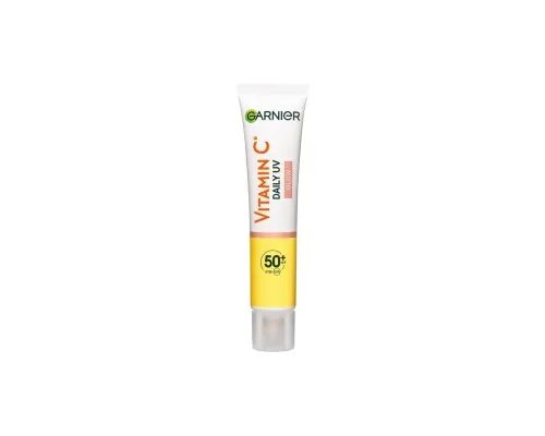 Средство от загара Garnier Skin Naturals Солнцезащитный дневной флюид с витамином С SPF50+ 40 мл (3600542573023)