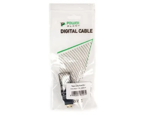Перехідник mini HDMI AM to HDMI AF PowerPlant (KD00AS1300)