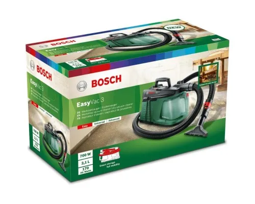 Пилосос будівельний Bosch EasyVac 3 (0.603.3D1.000)