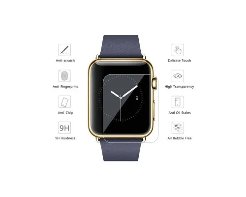 Плівка захисна Drobak Ceramics Apple Watch Series 3 38mm (2 шт) (313101)