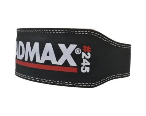 Атлетичний пояс MadMax MFB-245 Full leather шкіряний Black XL (MFB-245_XL)