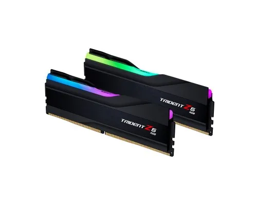 Модуль памяті для компютера DDR5 48GB (2x24GB) 6400 MHz Trident Z5 RGB Black G.Skill (F5-6400J3239F24GX2-TZ5RK)