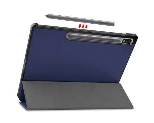 Чохол до планшета BeCover Smart Case Samsung Tab S9 Plus (SM-X810/SM-X816)/S9 FE Plus (SM-X610/SM-X616) 12.4 Deep Blue (710322)