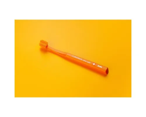 Дитяча зубна щітка Curaprox CS Kids ультрам'яка d 0.09 мм (4-12 років) Помаранчеви (CS Kids-03)