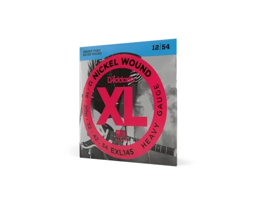 Струни для гітари D'Addario XL Nickel Wound Heavy (12-54) (EXL145)
