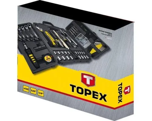 Набор инструментов Topex универсальный, 135 шт. * 1 уп. (38D215)